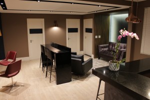 Aconchegante lounge e sala de espera